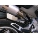 Tłumik 40 cm z poszyciem aluminiowym malowany proszkowo na czarno Honda Hornet 600 PC36