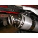 Tłumik 50 cm ze stali nierdzewnej polerowany Honda Transalp 600V