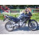 Tłumik owalny 50 cm ze stali nierdzewnej polerowany Honda Transalp 650