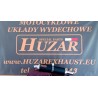 Tłumik owalny 40 cm ze stali nierdzewnej malowany proszkowo na czarno Honda Transalp 750